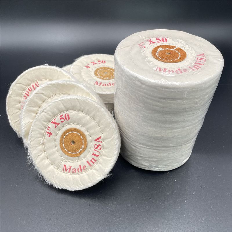 牙科技工拋光白棉輪 首飾白布輪 鏡面拋光棉輪拋光機(jī)用拋光大布輪