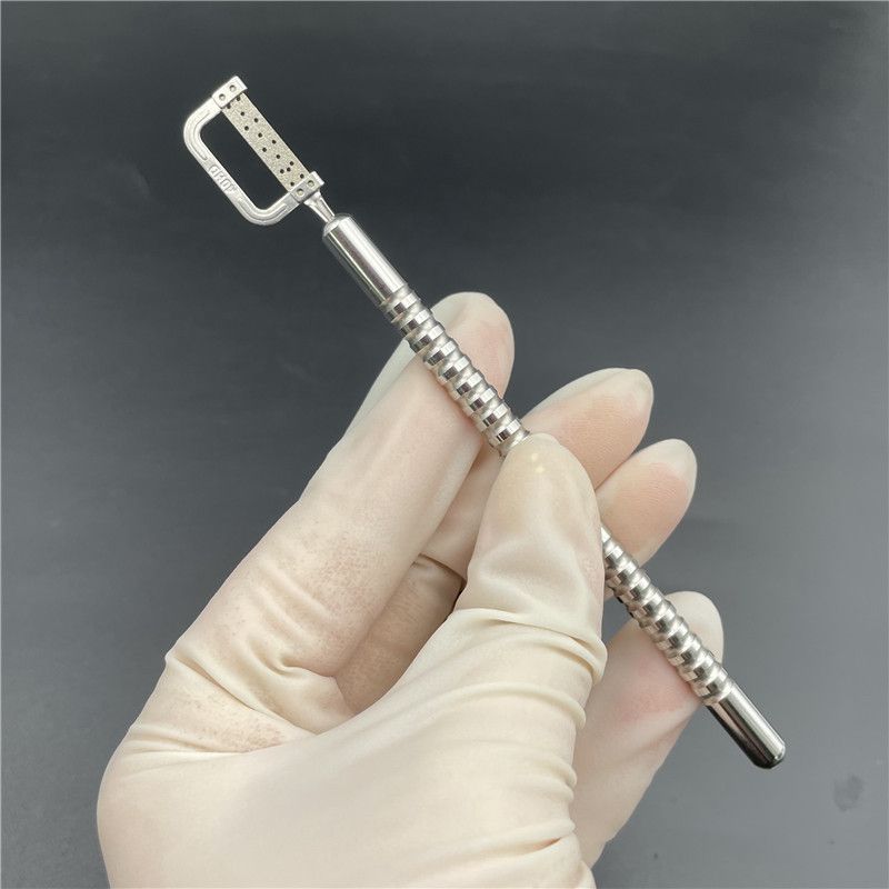 牙科正畸鄰面去釉片切 機(jī)用 手用套裝間隙鋸開(kāi)縫牙齒打磨砂條拋光